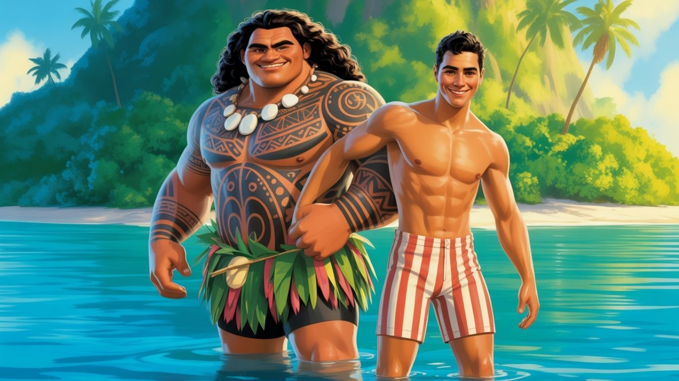 moana bikini male model age