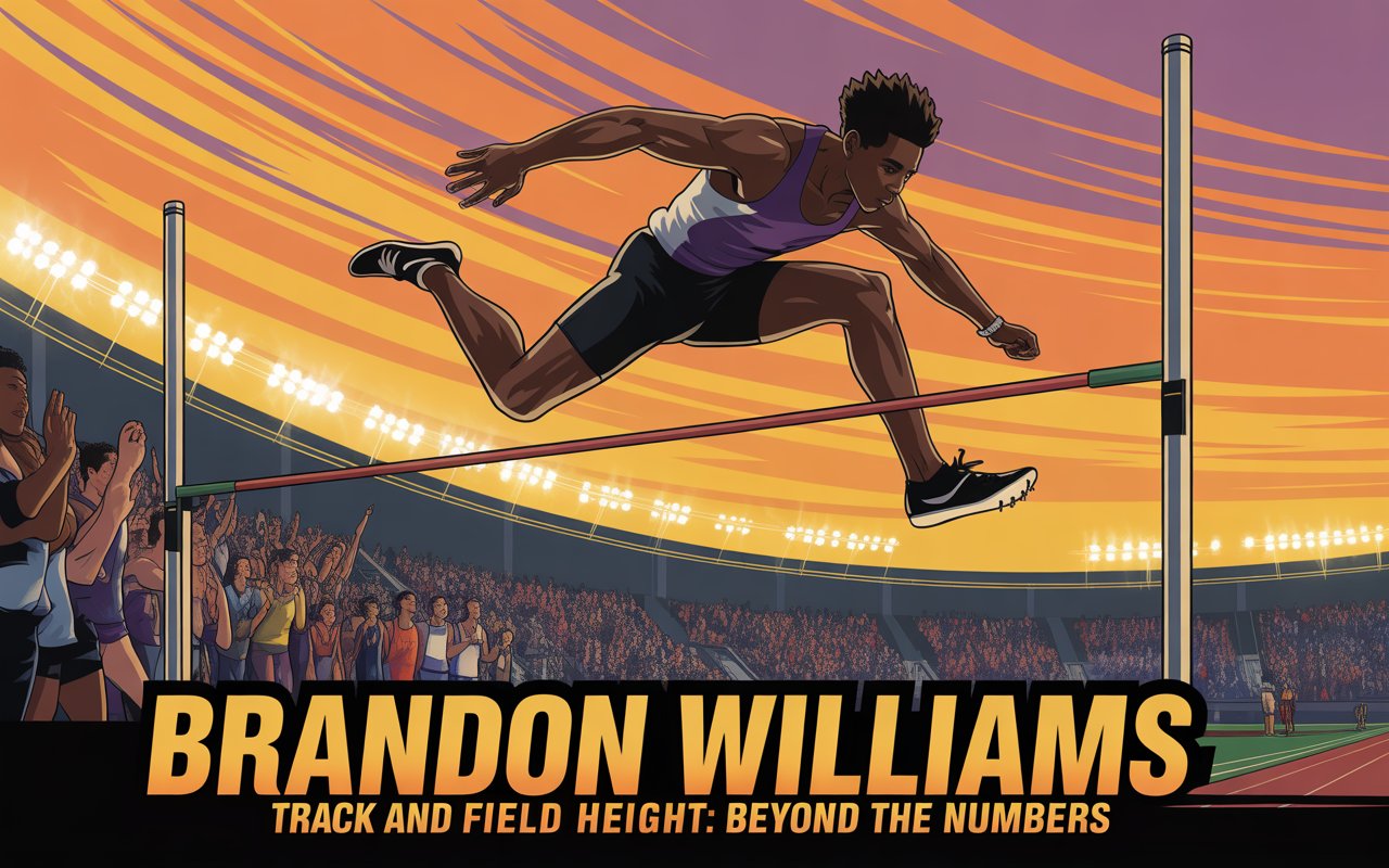 brandon williams track and field height