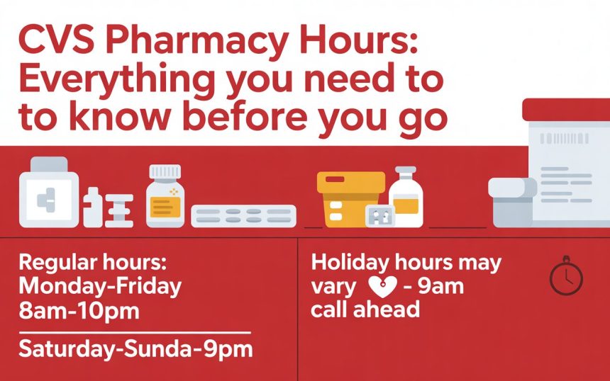 CVS Pharmacy Hours: Everything You Need to Know Before You Go