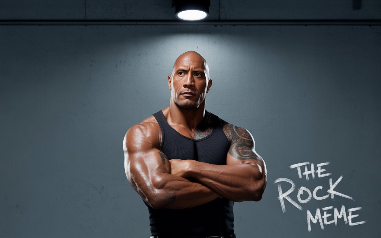 the rock meme
