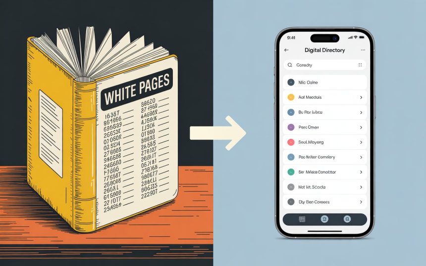 The Evolution of White Pages: From Printed Books to Digital Directories