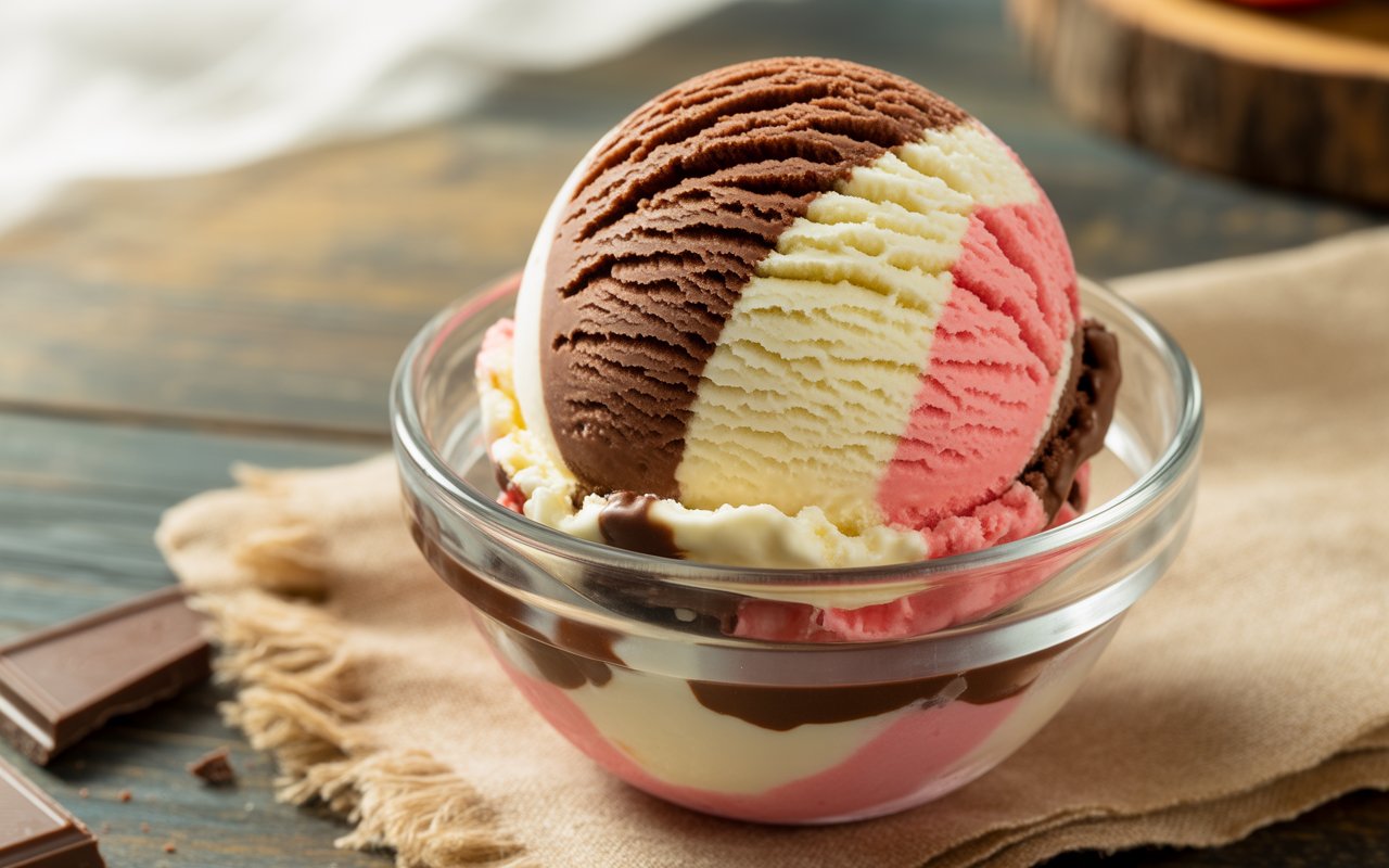 Neapolitan Ice Cream: A Timeless Trio of Flavors in One Sweet Scoop
