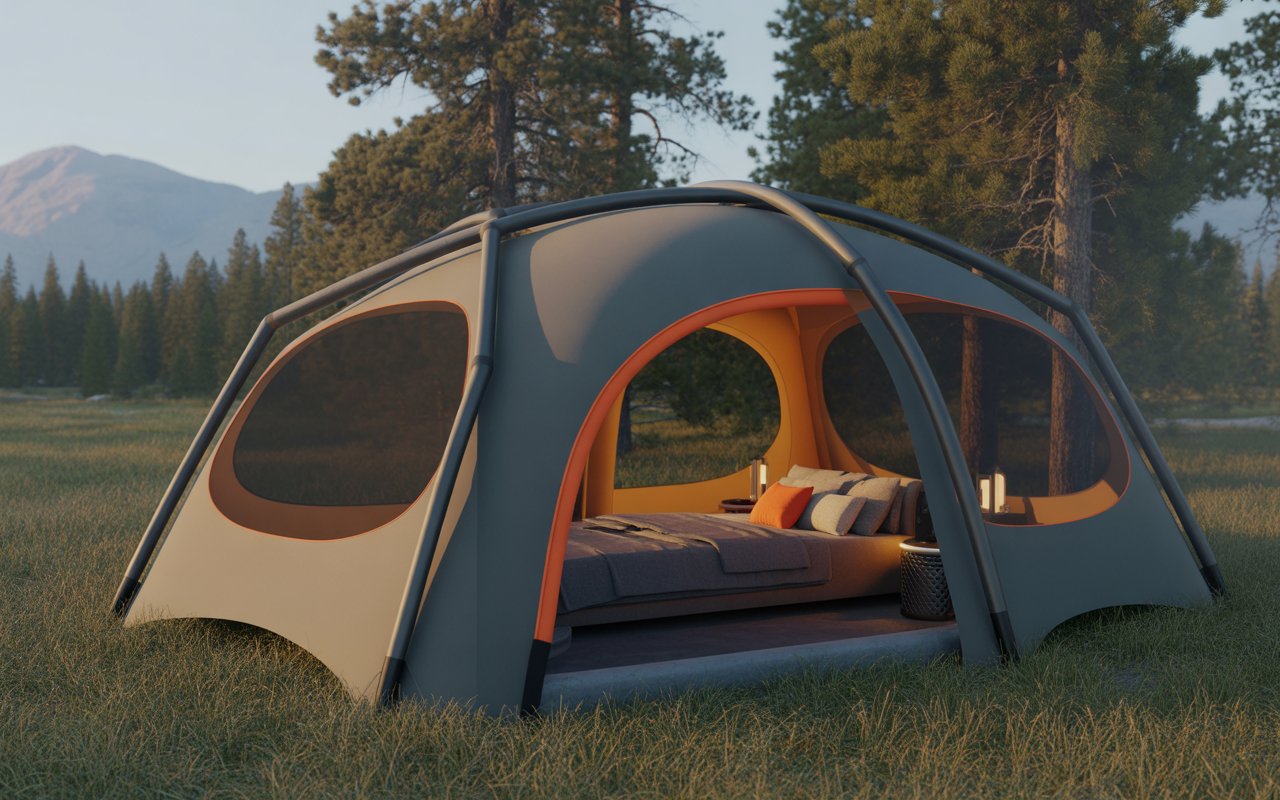 inflatable tent