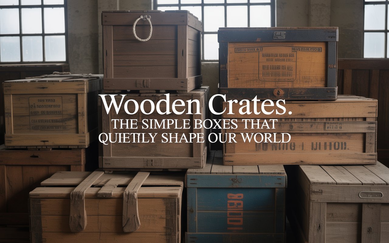 wooden crates