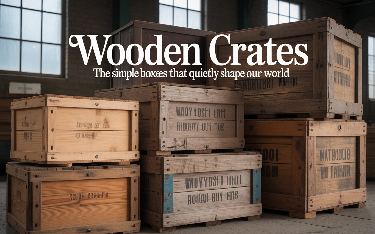 wooden crates