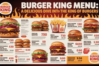 Burger King Menu: A Delicious Dive into the King of Burgers