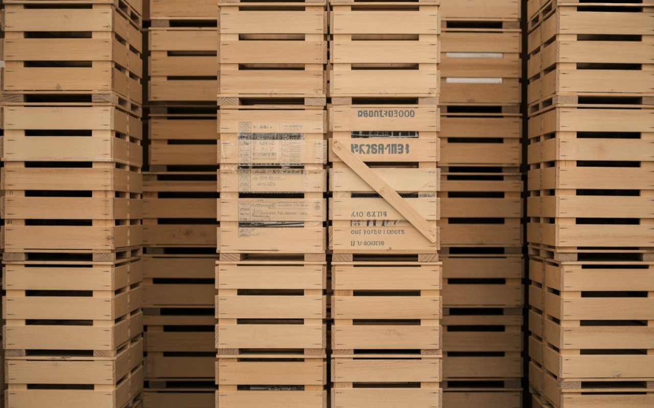 wooden crates
