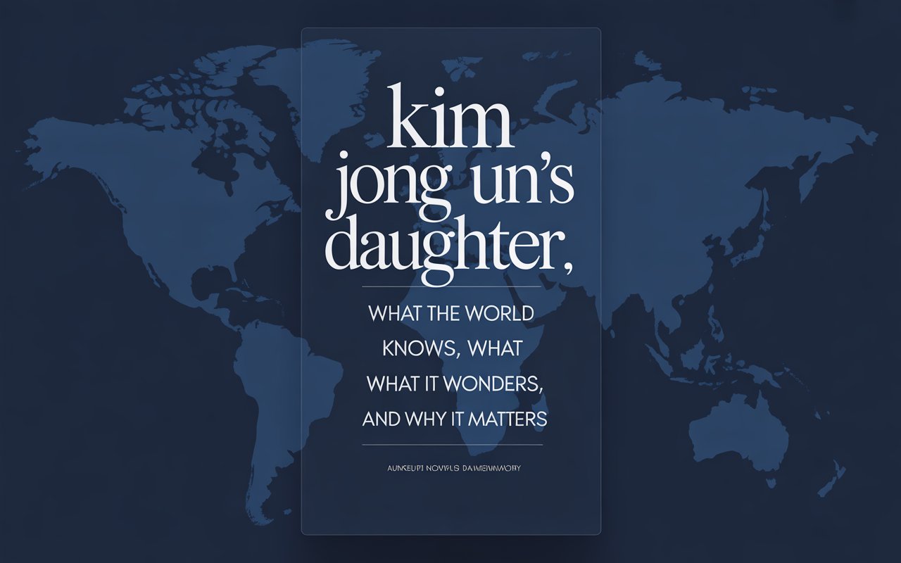 kim jong un daughter