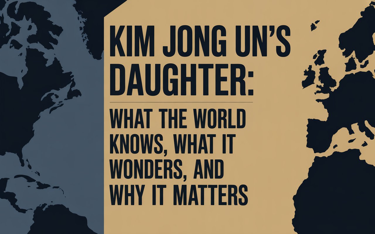 Kim Jong Un’s Daughter: What the World Knows, What It Wonders, and Why It Matters