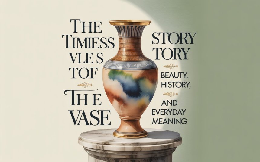 The Timeless Story of the Vase: Beauty, History, and Everyday Meaning