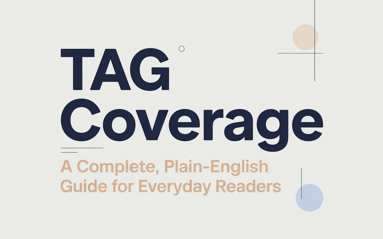 Tag Coverage: A Complete, Plain-English Guide for Everyday Readers