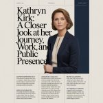 Kathryn Kirk: A Closer Look at Her Journey, Work, and Public Presence