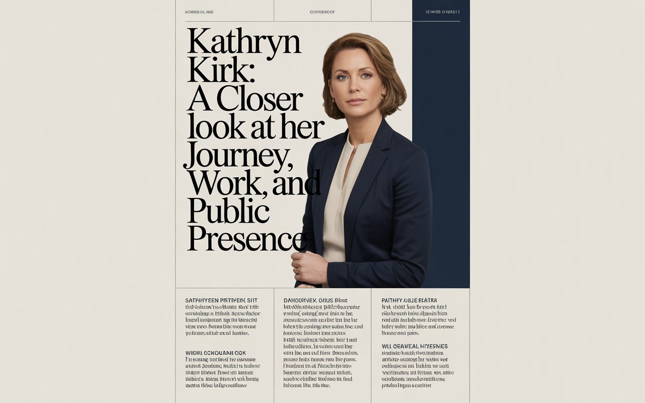 Kathryn Kirk: A Closer Look at Her Journey, Work, and Public Presence