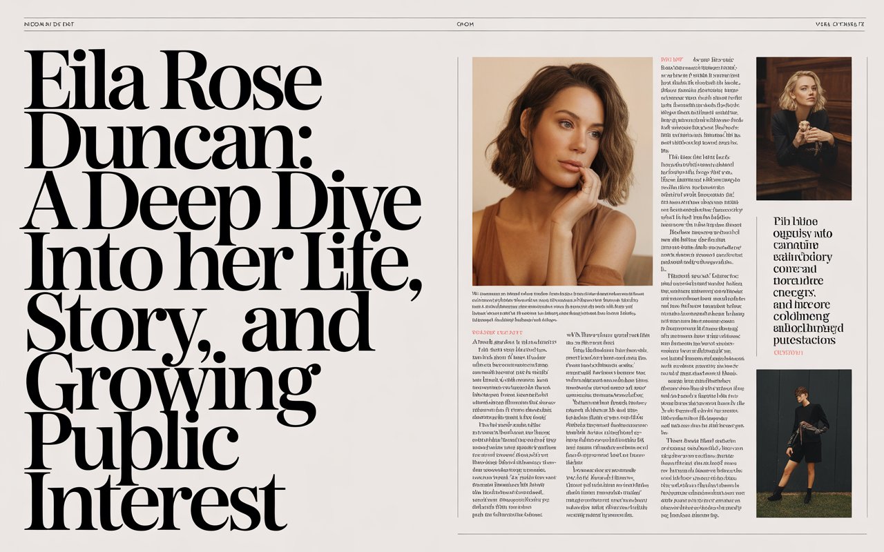 Eila Rose Duncan: A Deep Dive Into Her Life, Story, and Growing Public Interest