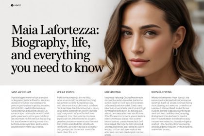 Maia Lafortezza: Biography, Life, and Everything You Need to Know